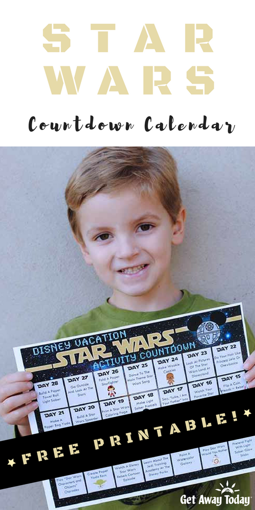 Star Wars Countdown Calendar || Get Away Today
